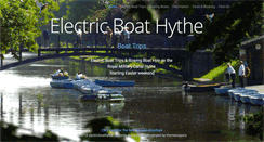 Desktop Screenshot of electricboathythe.co.uk