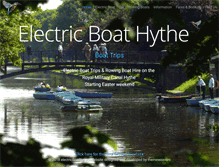 Tablet Screenshot of electricboathythe.co.uk